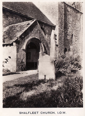 Shalfleet Church main entrance