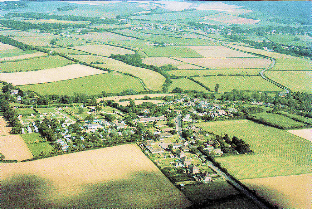 an aerial view of newbridge